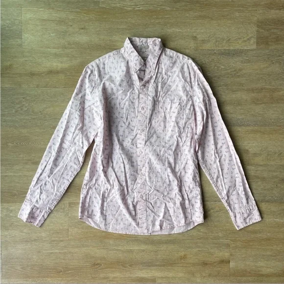 J. Crew Stretch Secret Wash Shirt in Tossed Branch - Picture 3 of 8